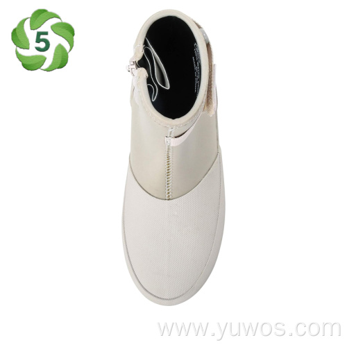 Duck and Fish Neoprene Beige Flat Wading Shoe